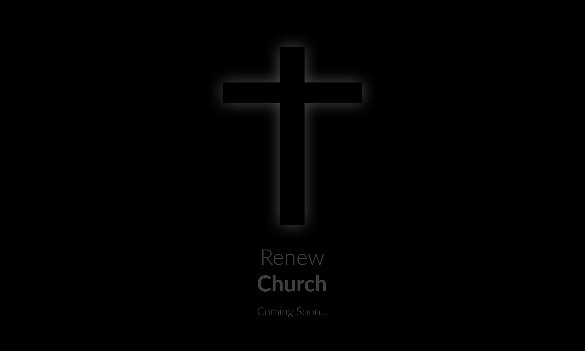 Renew Church Coming Soon...